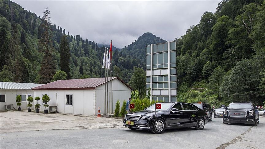 Cumhurbaşkanı Erdoğan Ayder Yaylası’nda incelemelerde bulundu