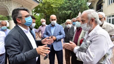 Yılmaz’dan mahalle ziyareti