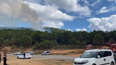 Aydos Ormanı’nda korkutan yangın