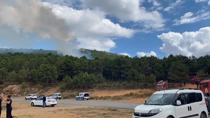 Aydos Ormanı’nda korkutan yangın