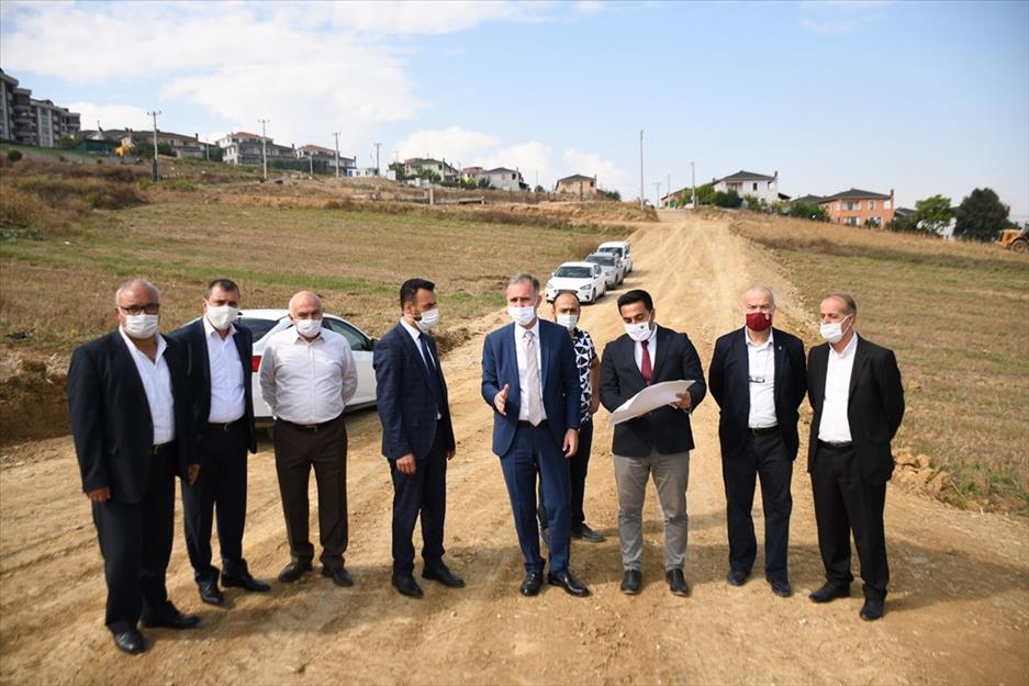 İnegöl’de yeni yol ağları oluşturulmaya devam ediyor