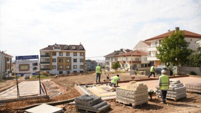 Yeni Mahalle’de 28 araçlık otoparkın yapımı sürüyor