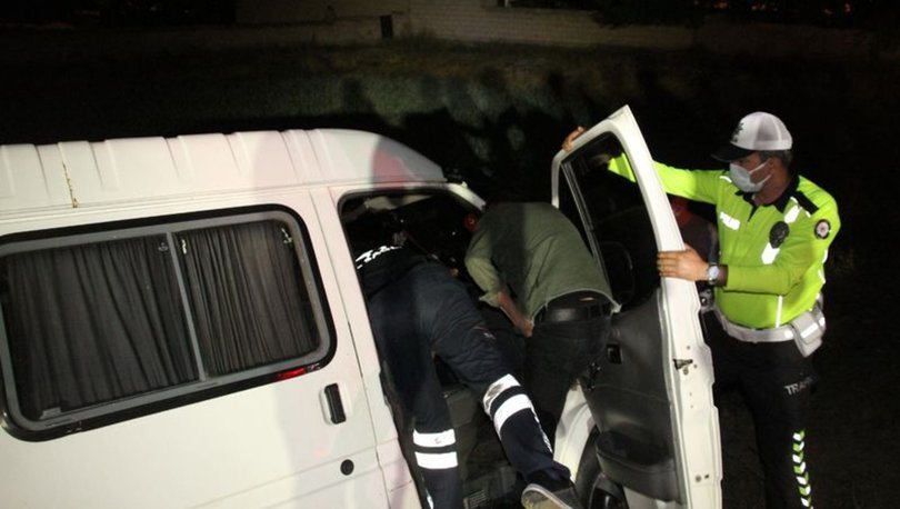 Kontrolden çıktı! Şarampolde durdu! Görenler şaşkına döndü