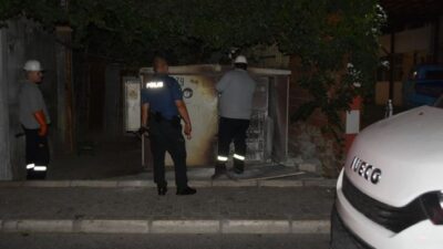 Patlayan trafo paniğe neden oldu