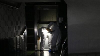 Sipariş getirdiği apartman sonu oldu