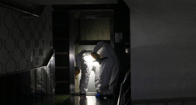 Sipariş getirdiği apartman sonu oldu