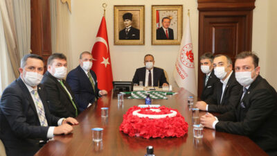 Vali Canbolat’ı ziyaret ettiler