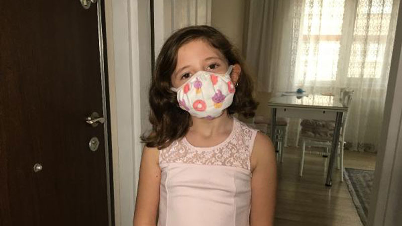 Bursalı minik Ceylin’den sağlık çalışanlarına mektup