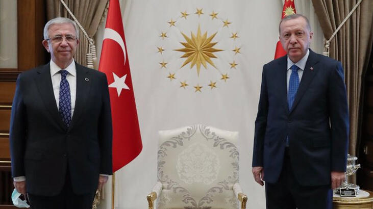 Cumhurbaşkanı Erdoğan ve Mansur Yavaş bir araya geldi