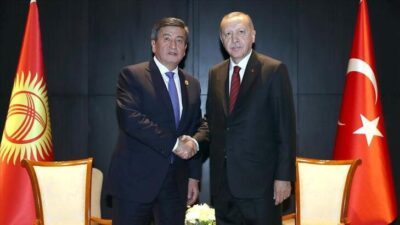 Cumhurbaşkanı Erdoğan, Kırgızistan Cumhurbaşkanı ile telefonda görüştü
