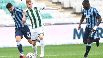 80 milyon Euro’luk TFF 1.Lig’de Bursaspor 9’uncu sırada
