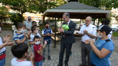 Başkan Taban çocukların videolu çağrısına duyarsız kalmadı