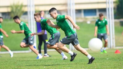 Bursaspor idman sonrası İzmir’e gitti