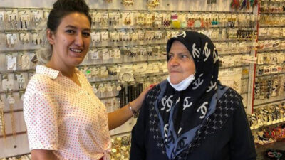 Para dolu çantayı polise teslim eden dükkan sahibine teşekkür ziyareti