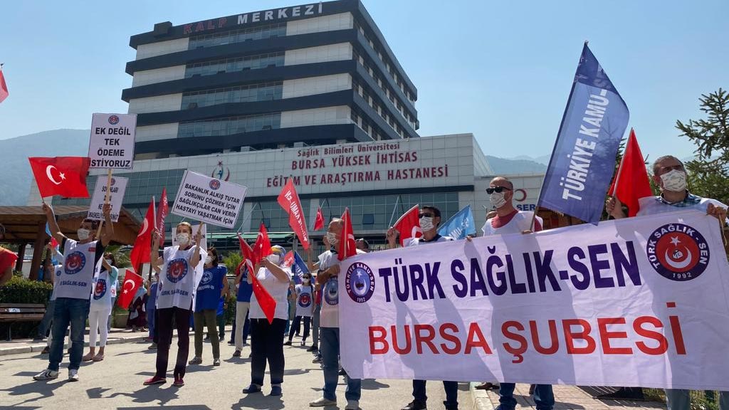 Ek ödeme değil Tek ödeme istiyoruz Ek ödeme değil Tek ödeme istiyoruz