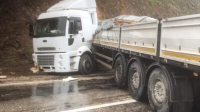 Dağ yolundaki TIR’lara geçiş sınırlaması önerisi