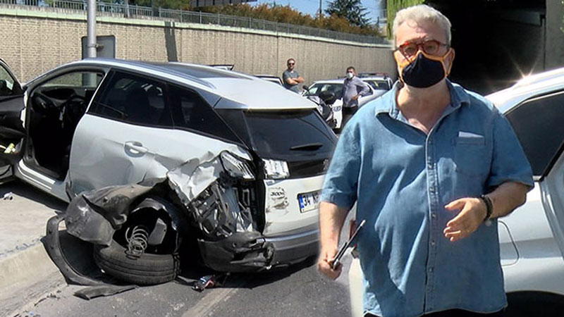 Ünlü gurme trafik kazası geçirdi