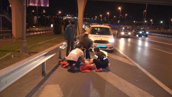 D-100 Karayolu’nda baygın halde bulundu! ‘Beni bırakma’ diyordu…