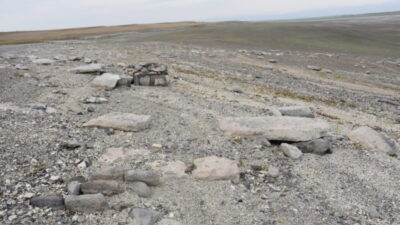 Barajda su seviyesi düştü, tarihi mezarlık ortaya çıktı…