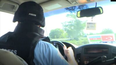 AA ekibi Ermenistan’ın saldırısından son anda kurtuldu