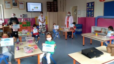 Yıldırım’da anaokulu öğrencilerine hijyen eğitimi verildi
