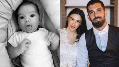 Oğlunun yüzünü gösterdi