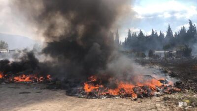 Bursa’da korkutan yangın