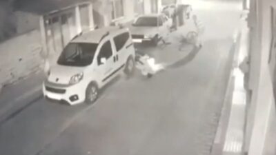 Bursa’da motosiklet ve bisiklet çarpıştı