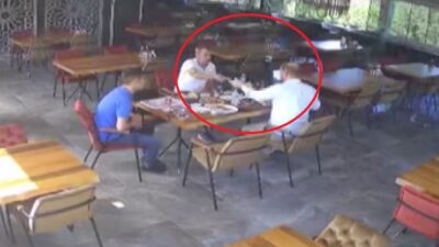 Bursa’da yerel gazete sahibinin şantajla para alma anı kamerada