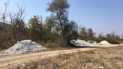 Bursa’da kaçak hafriyat döken firmaya ceza