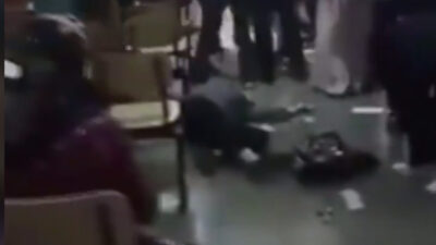 Maske uyarısı yapan görevliye darp!