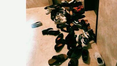 Şaşırtan görüntü! Karantina evinde kahvaltı…