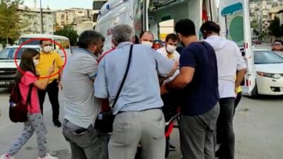 Bursa’da kazada yaralanan arkadaşını görüntüledi