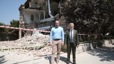 OLAY 8 ay önce uyarmıştı! Özlüce Kilisesi yıkıldı…