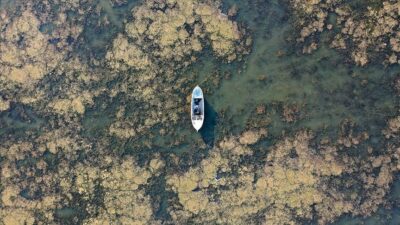 Gölde korkutan gelişme! Su seviyesi yüzde 1,5’a kadar düştü
