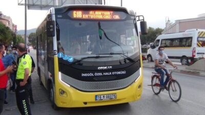 Bursa’da tek teker üzerinde giden sürücüye tek seferde 7 bin lira ceza