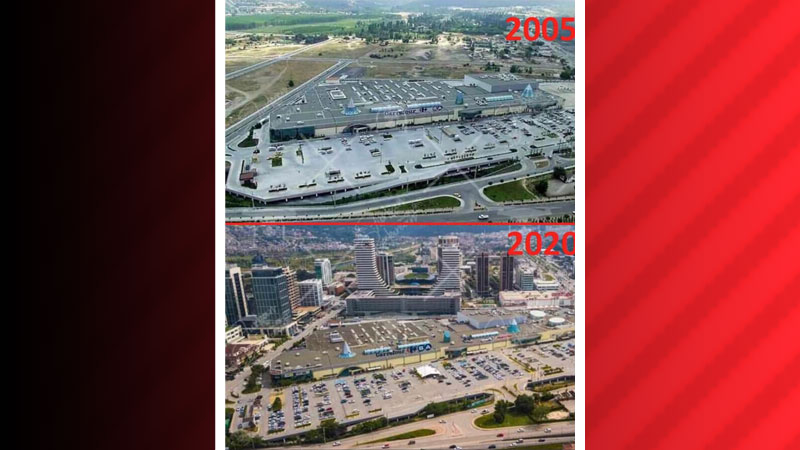 Yeryüzü ile gökyüzünün takas edildiği plan değişikliği