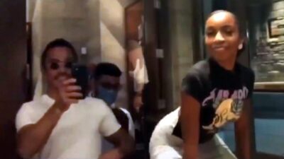 Nusret’e kalça dansı yapan kadının sevgilisi mekanı bastı!