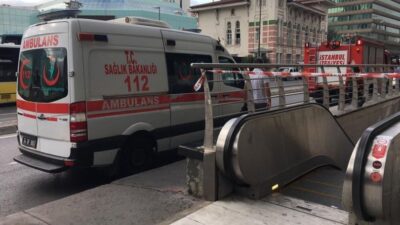 Metroda korkunç olay!