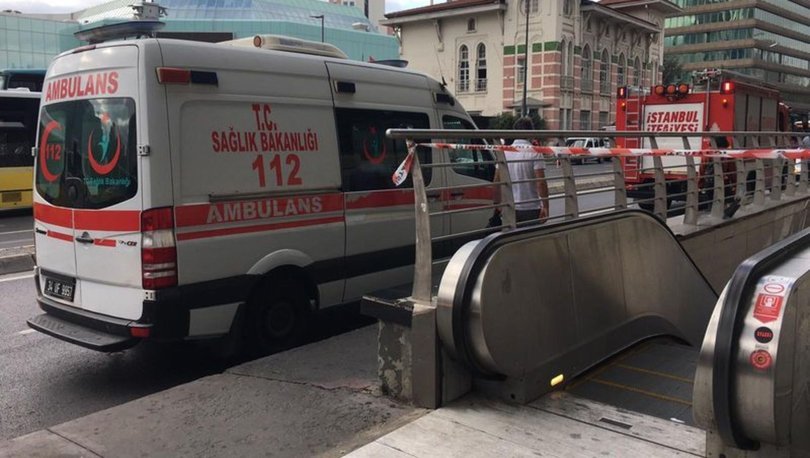 Metroda korkunç olay!