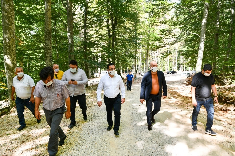 Suuçtu Tabiat Parkı yolları güzelleşiyor