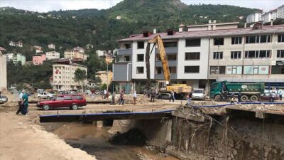 Selin büyük hasara yol açtığı Dereli yeniden inşa ediliyor