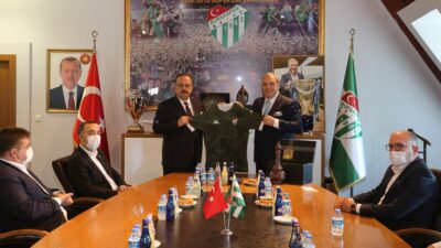 Vali Canbolat’tan Bursaspor’a ziyaret…