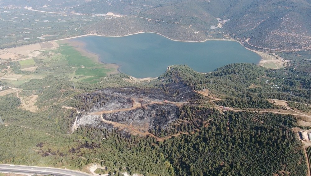 Yangının korkunç izleri gün ışıklarıyla ortaya çıktı