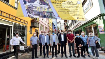 Başkan Yılmaz’da ‘kafeler sokağı’na inceleme