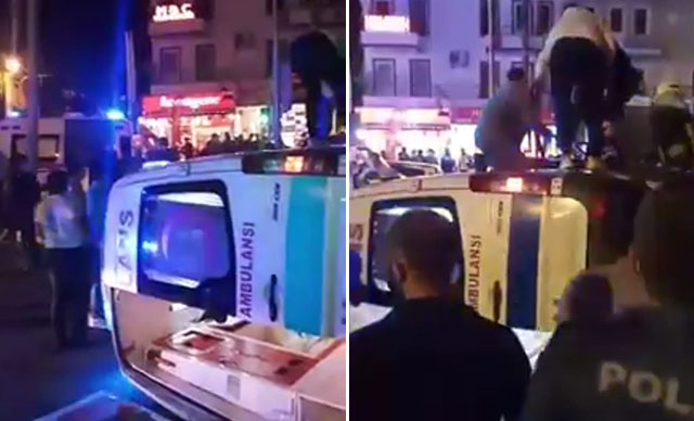 Ambulans kamyonla çarpıştı! Yaralılar var