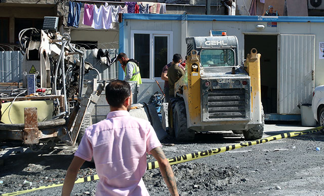 Metro inşaatında feci şekilde can verdi