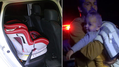 Bursa’da minik Alexander’i bebek koltuğu kurtardı, anne yaralandı
