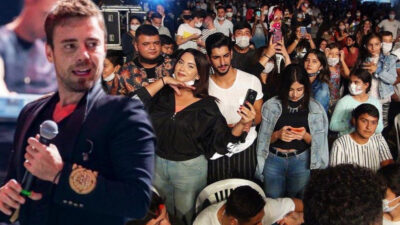 Murat Dalkılıç konserinde tepki çeken görüntü