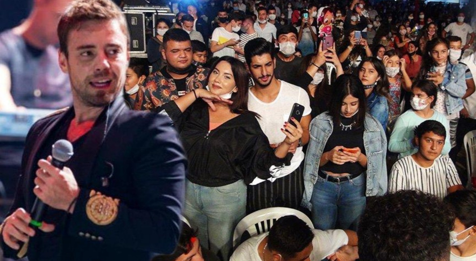 Murat Dalkılıç konserinde tepki çeken görüntü